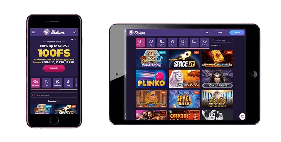 Slotum Casino App-Screenshot